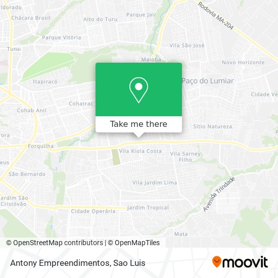 Antony Empreendimentos map