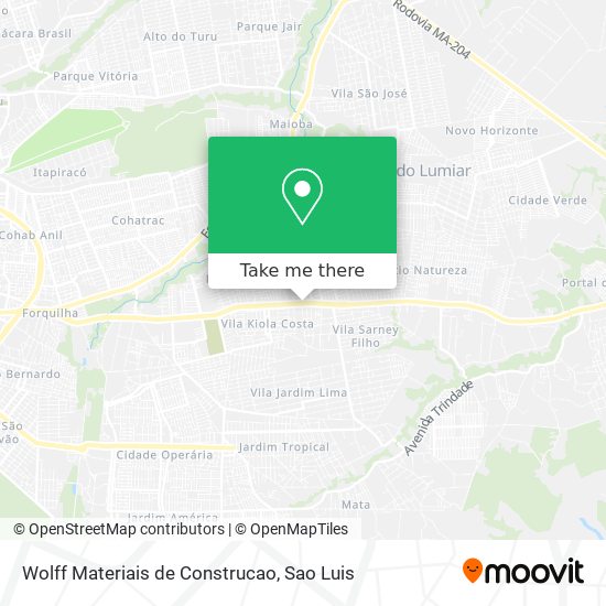 Wolff Materiais de Construcao map