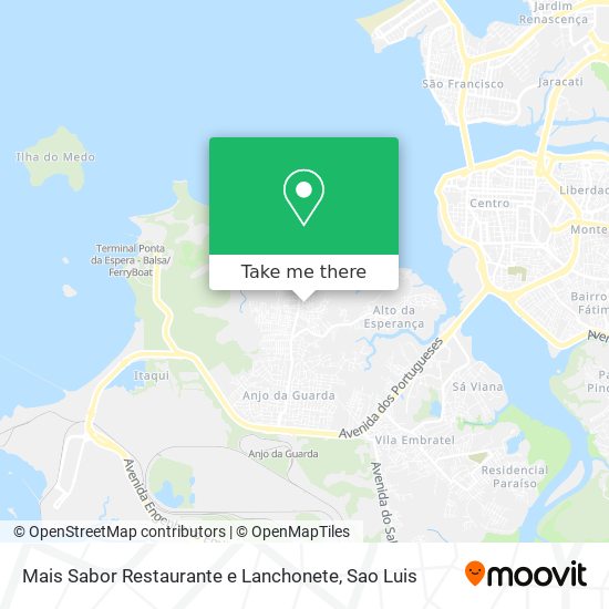 Mais Sabor Restaurante e Lanchonete map