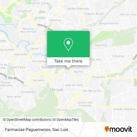 Farmacias Paguemenos map