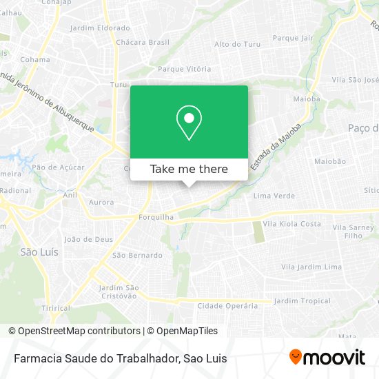 Farmacia Saude do Trabalhador map