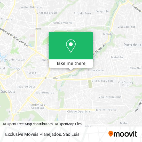 Exclusive Moveis Planejados map