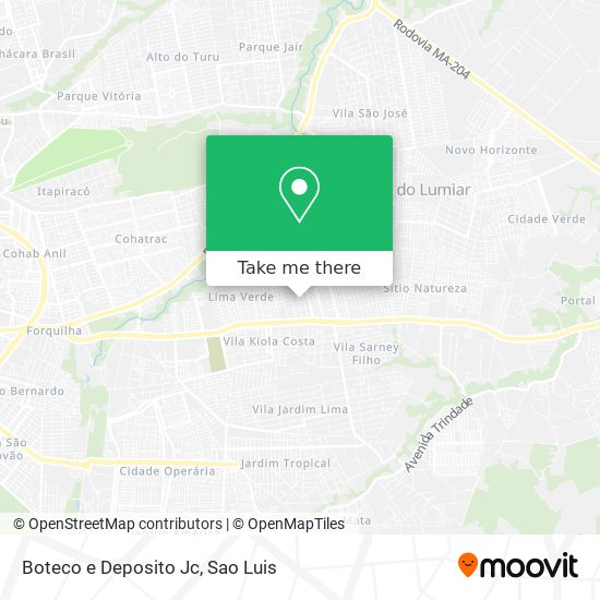 Boteco e Deposito Jc map