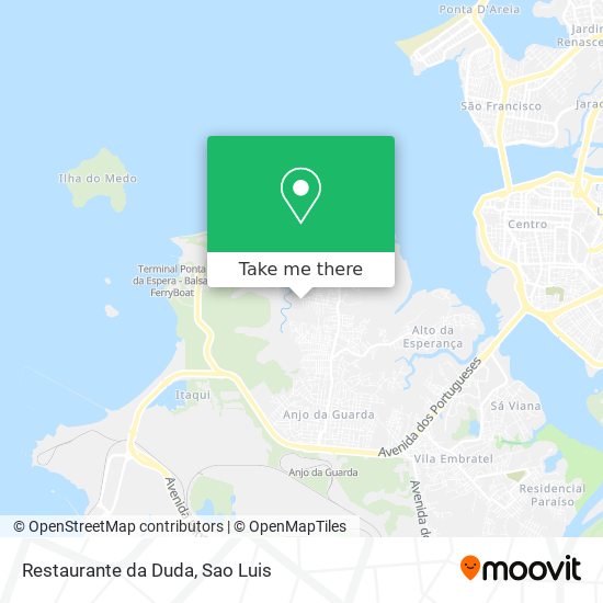 Mapa Restaurante da Duda