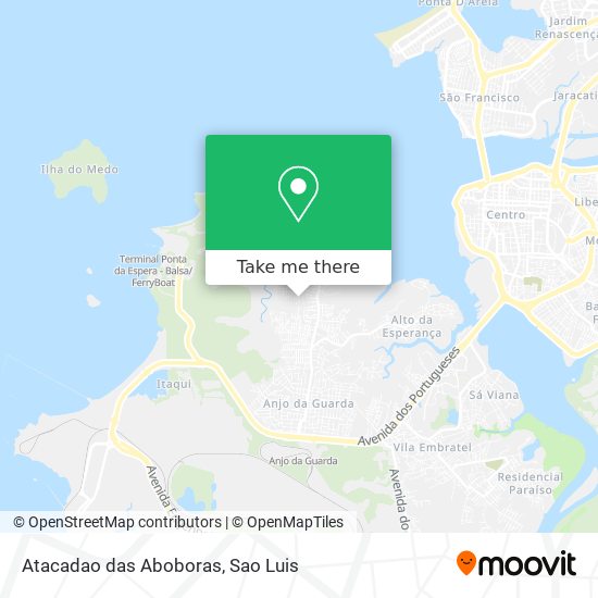 Atacadao das Aboboras map