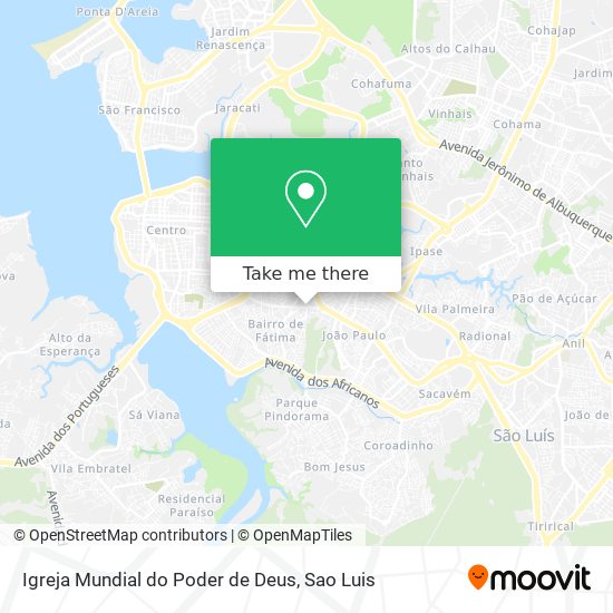 Igreja Mundial do Poder de Deus map