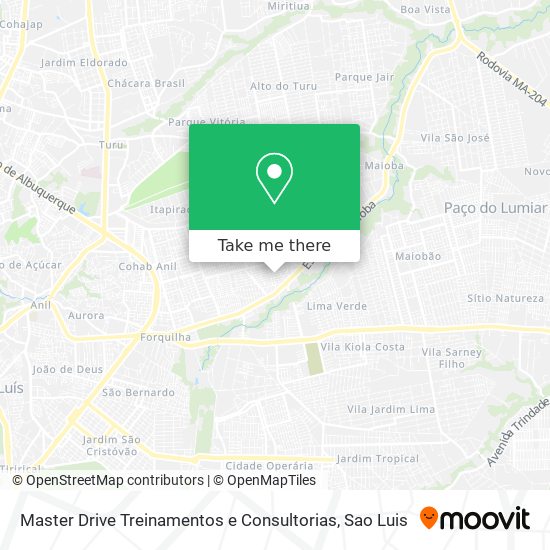 Master Drive Treinamentos e Consultorias map