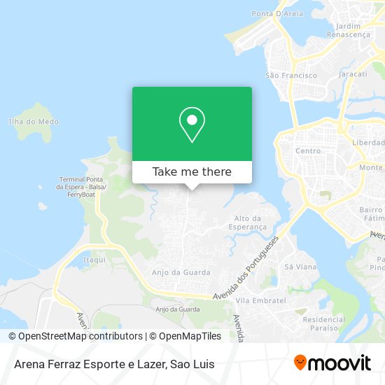Arena Ferraz Esporte e Lazer map
