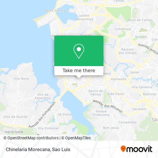 Chinelaria Morecana map