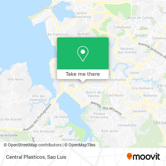 Central Plasticos map