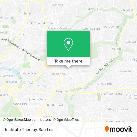 Instituto Therapy map