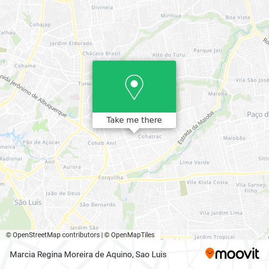 Mapa Marcia Regina Moreira de Aquino