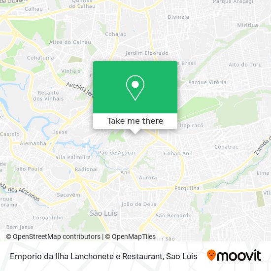 Emporio da Ilha Lanchonete e Restaurant map