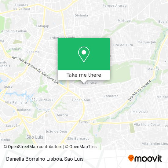 Daniella Borralho Lisboa map
