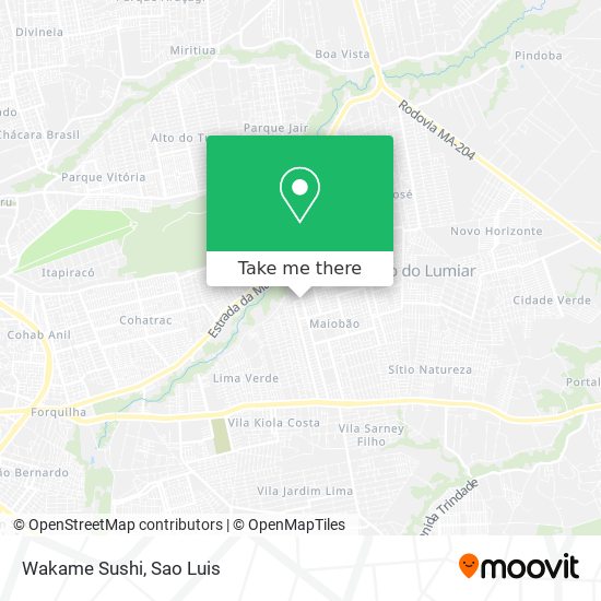 Wakame Sushi map