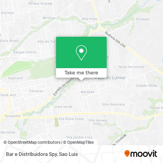 Bar e Distribuidora Spy map