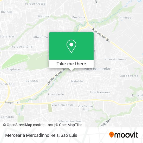 Mercearia Mercadinho Reis map