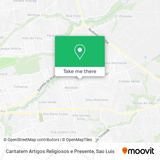 Caritatem Artigos Religiosos e Presente map