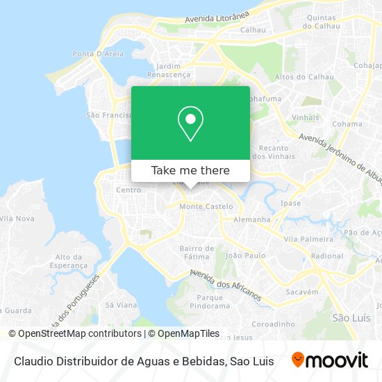 Claudio Distribuidor de Aguas e Bebidas map
