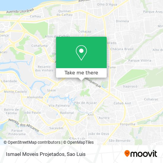 Ismael Moveis Projetados map