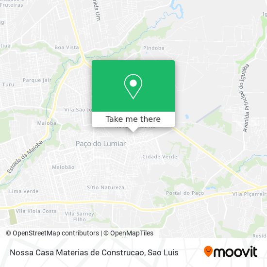 Nossa Casa Materias de Construcao map
