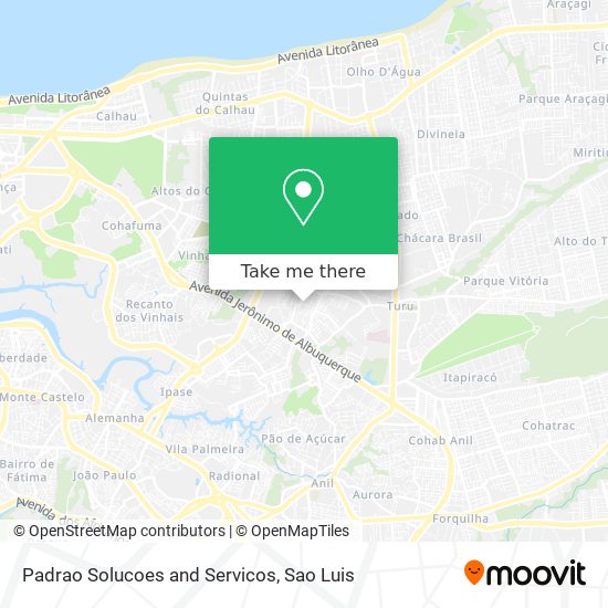 Padrao Solucoes and Servicos map