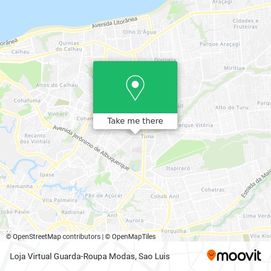 Loja Virtual Guarda-Roupa Modas map