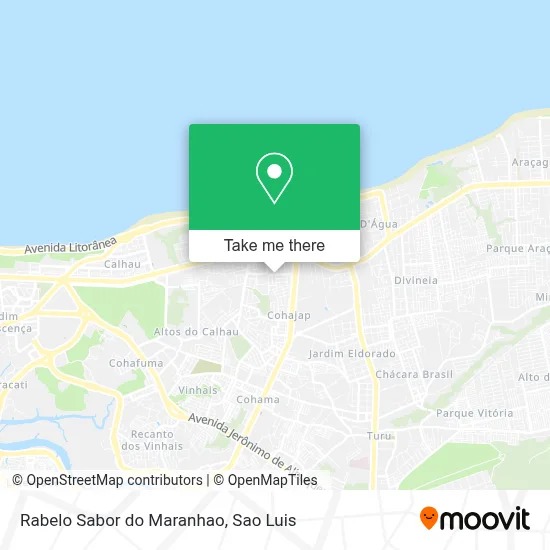 Rabelo Sabor do Maranhao map