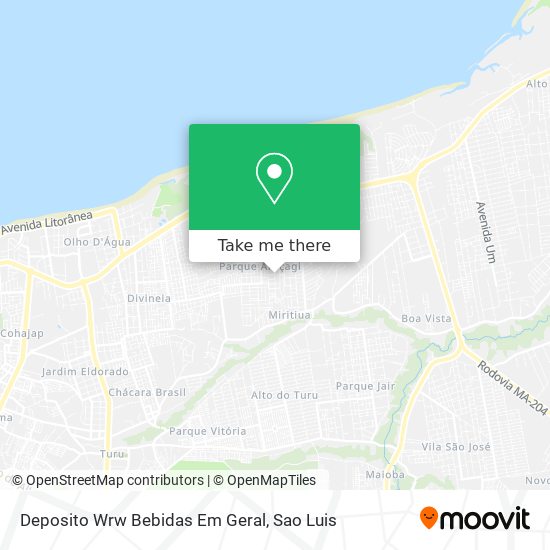 Deposito Wrw Bebidas Em Geral map