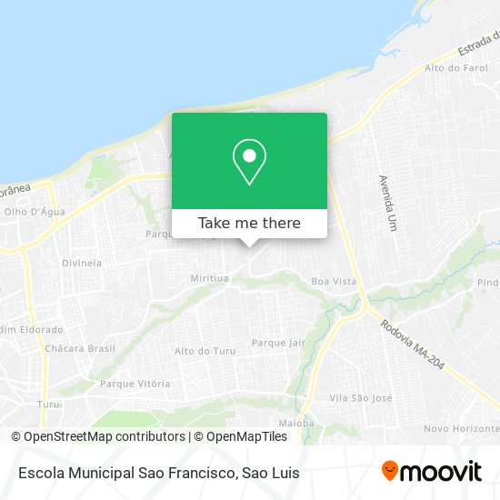 Escola Municipal Sao Francisco map