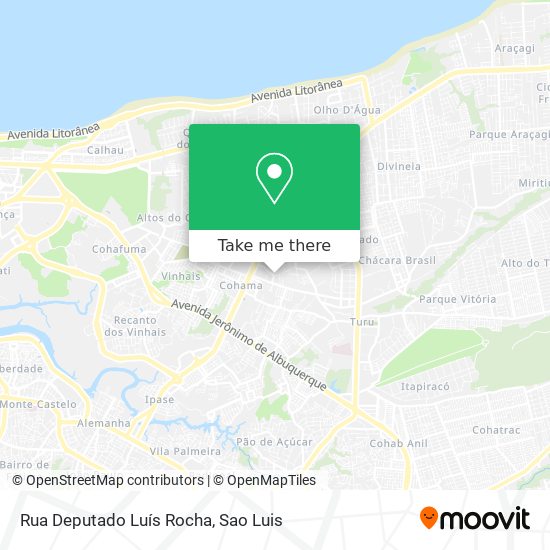 Rua Deputado Luís Rocha map