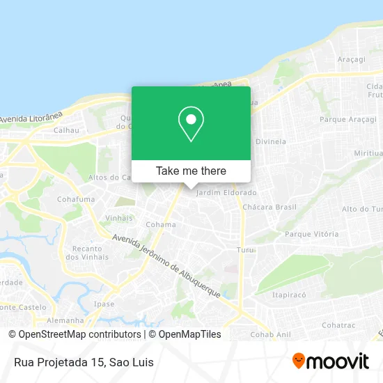 Rua Projetada 15 map