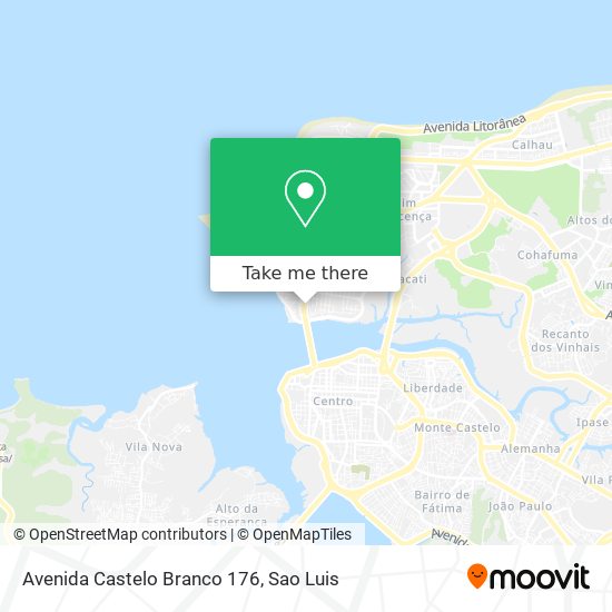 Avenida Castelo Branco 176 map