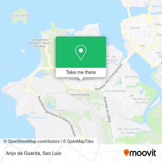 Anjo da Guarda map