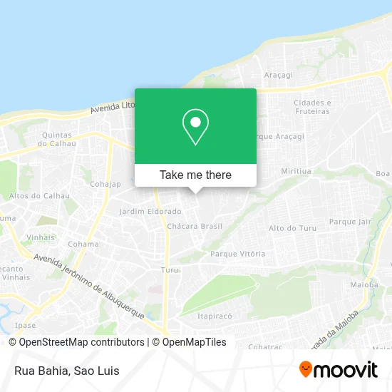 Rua Bahia map