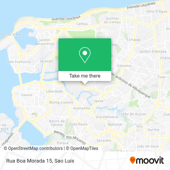 Rua Boa Morada 15 map