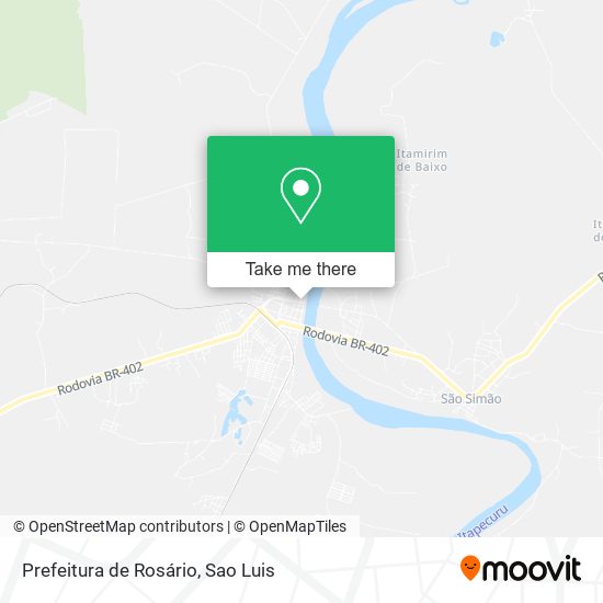 Prefeitura de Rosário map