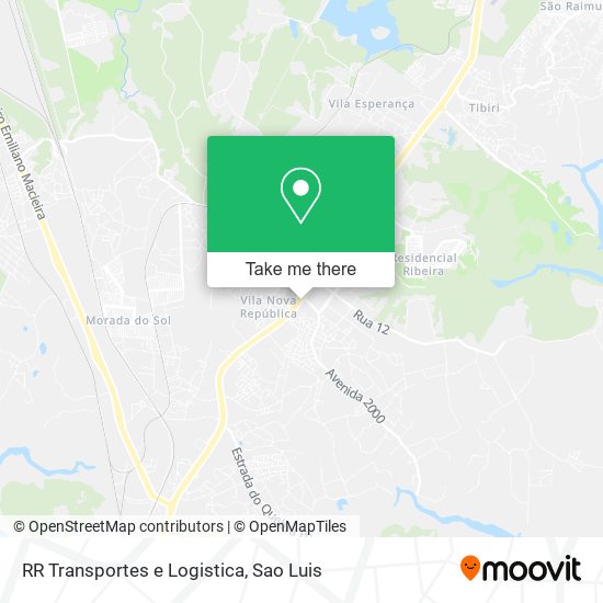 Mapa RR Transportes e Logistica