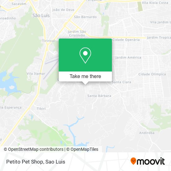 Mapa Petito Pet Shop