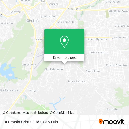 Alumínio Cristal Ltda map