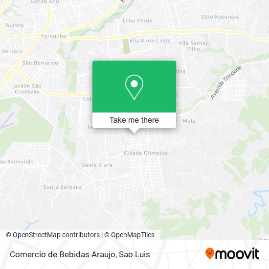 Comercio de Bebidas Araujo map