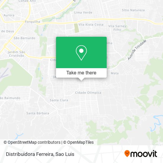 Distribuidora Ferreira map