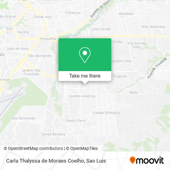 Carla Thalyssa de Moraes Coelho map