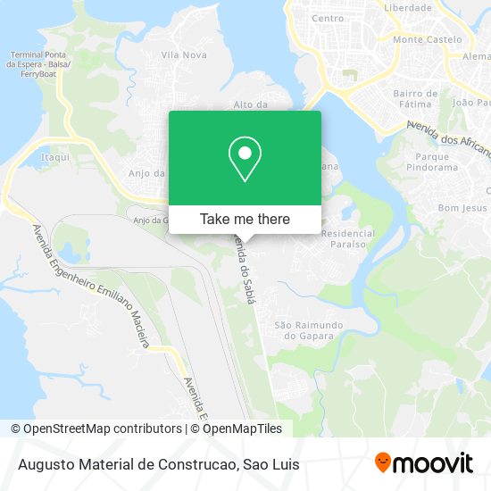 Augusto Material de Construcao map