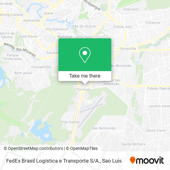 FedEx Brasil Logística e Transporte S / A. map