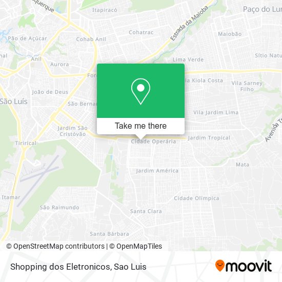 Mapa Shopping dos Eletronicos