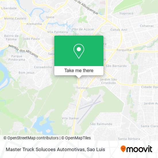 Mapa Master Truck Solucoes Automotivas