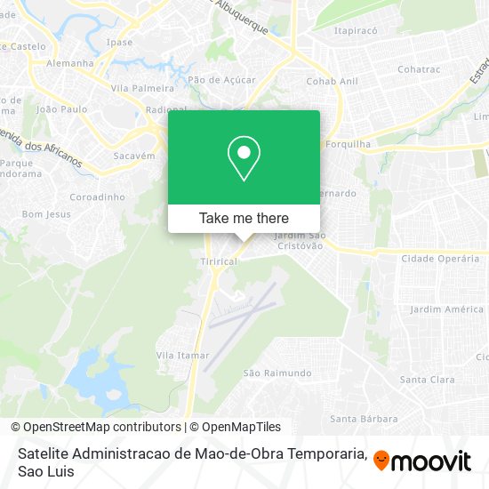 Satelite Administracao de Mao-de-Obra Temporaria map