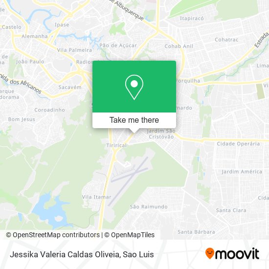 Jessika Valeria Caldas Oliveia map