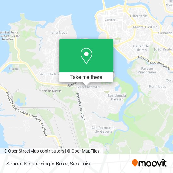 School Kickboxing e Boxe map